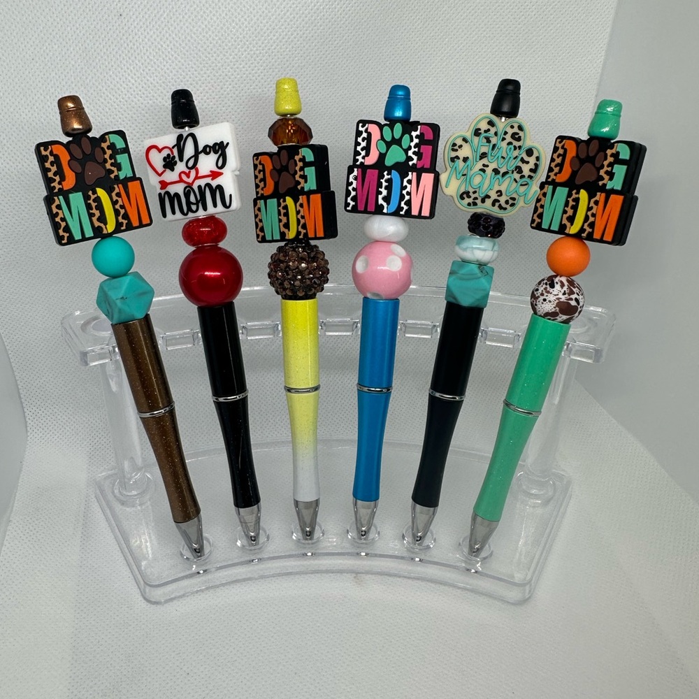 Beaded pens.